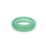 Aventurine Gemstone Ring - Solid Stone Carving