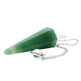 Aventurine Pendulum - Faceted Taper
