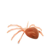 Red Goldstone Onyx Spider - Heart on Copper Body