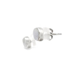 Blue Lace Agate Earring Studs -Cabachons