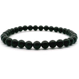 Black Onyx 6mm Round Beaded Bracelet