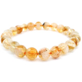 Bracelet perles de citrine 8mm