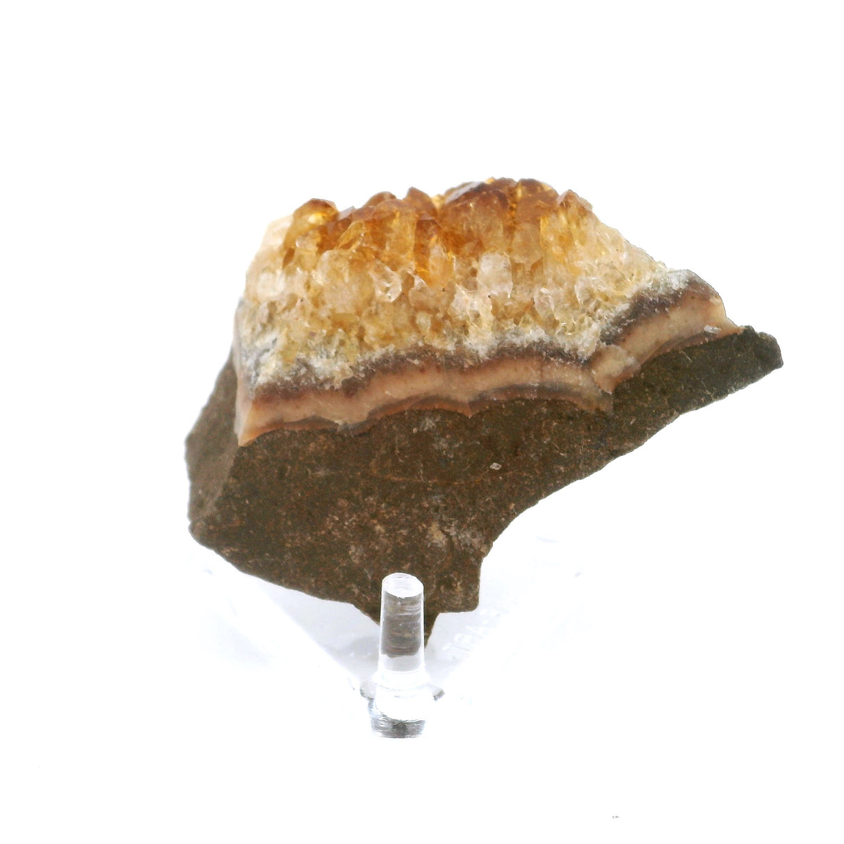 Citrine Specimen on Lucite Stand