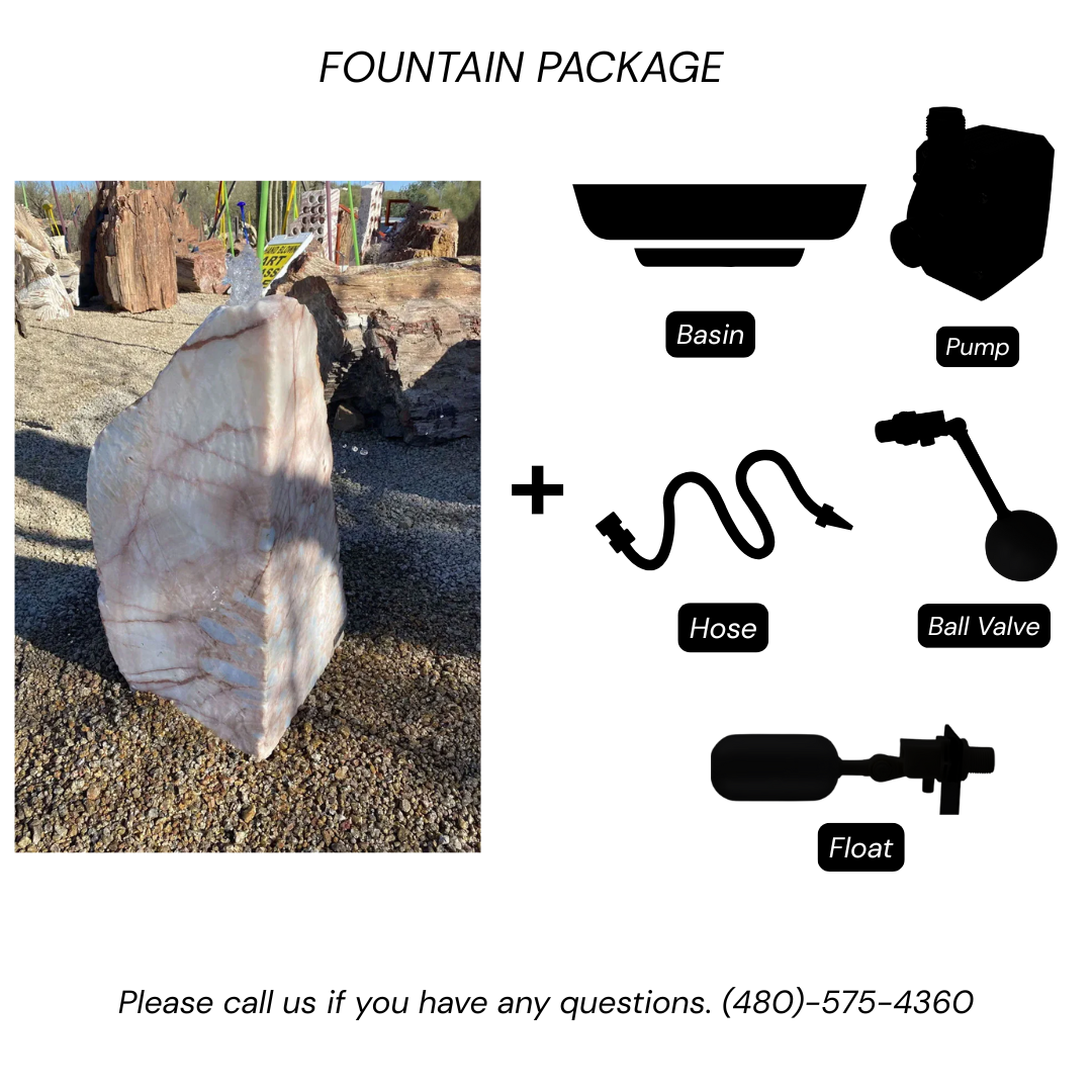 28" Cherry Blossom Onyx Fountain