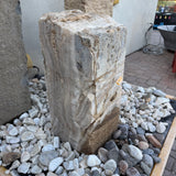 Gray Amber Onyx Block Fountain ***NO Basin