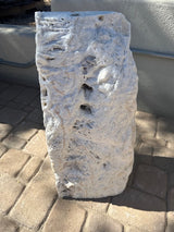 Yellow Zebra White Fossil Onyx Block Fountain ***NO Basin