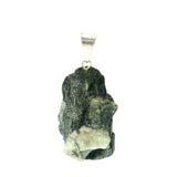 Pendentif émeraude brute