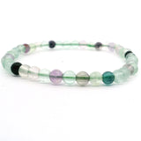 Bracelet en Fluorite Arc-en-ciel de 4mm