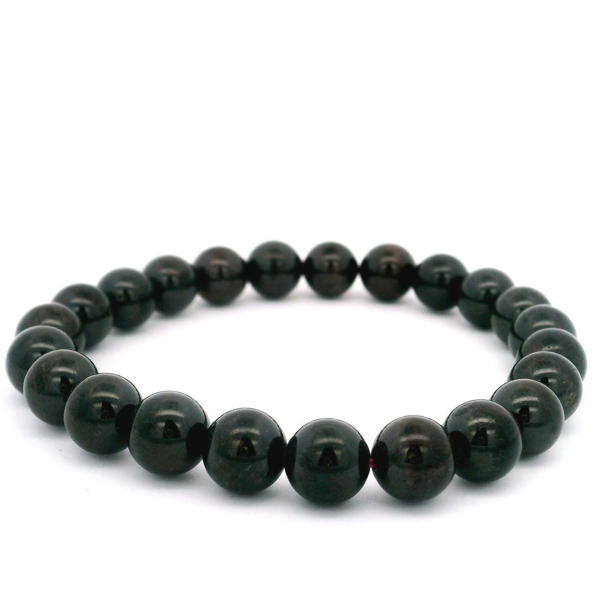 Garnet Beaded Bracelet 8mm Rounds