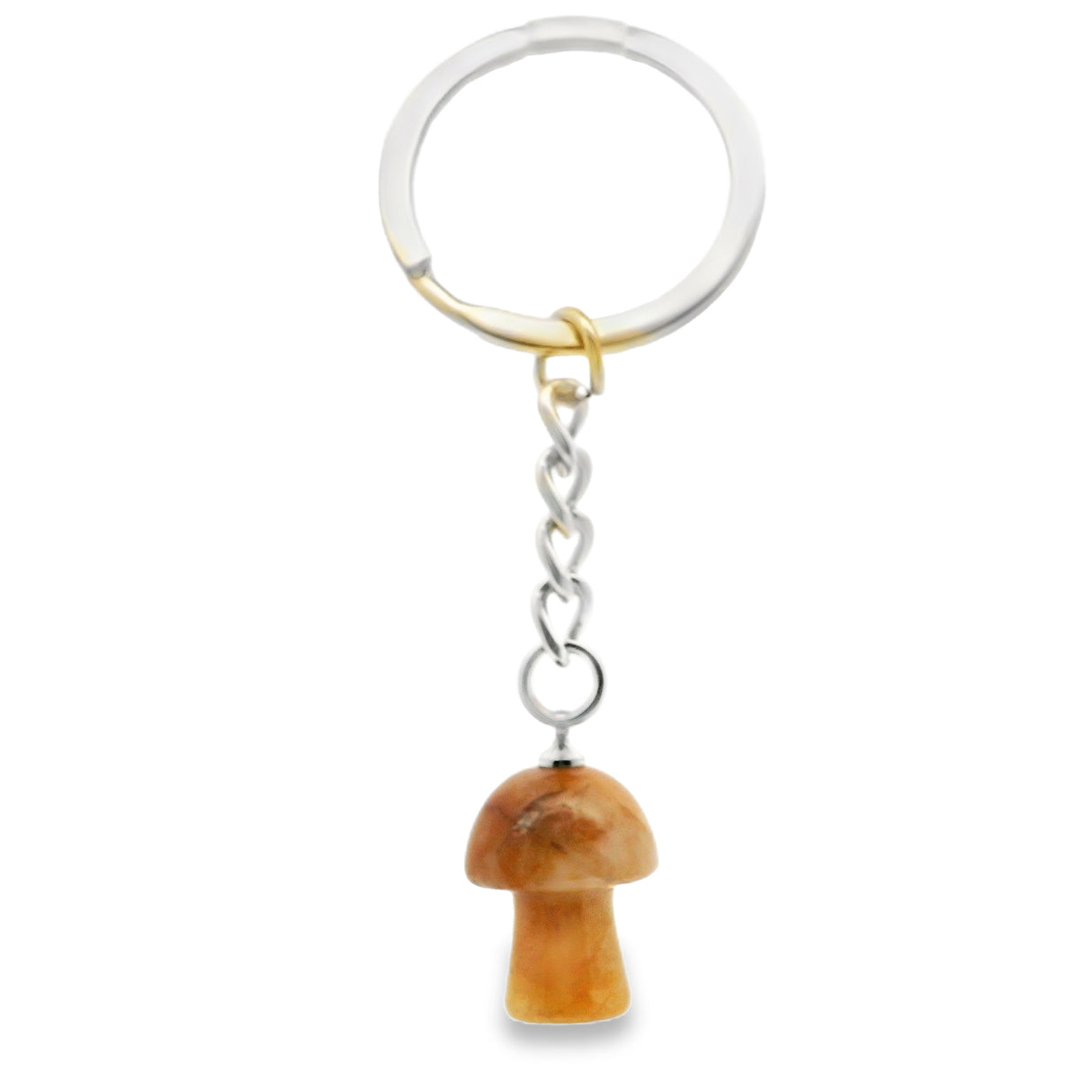 Golden Healer Mushroom Keychain