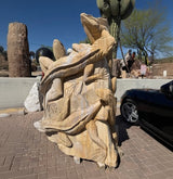 Fontaine Iguane Onyx 5 - Sculptée à la main