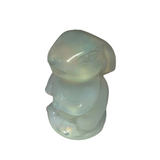 Opalite Rabbit Carving with Ears Back