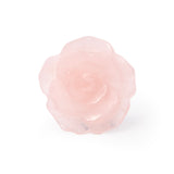Rose Quartz Rose Carving