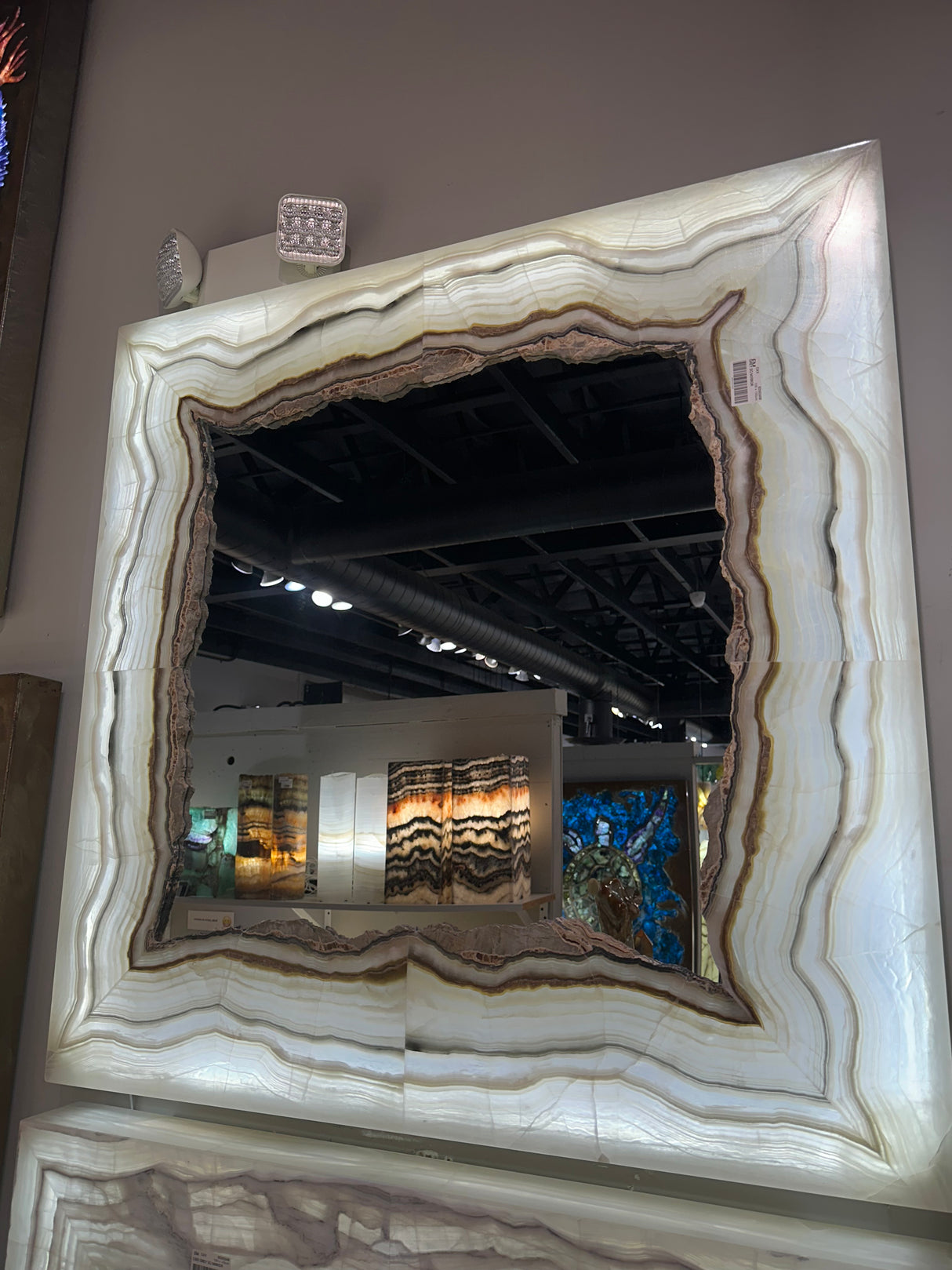 Gray Onyx Square MIRROR