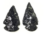 Black Sheen Obsidian Arrowhead - Small - Sold In Singles