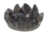 Smoky Quartz Crystal Points Candle Holder