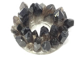 Smoky Quartz Crystal Points Candle Holder