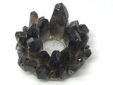 Smoky Quartz Crystal Points Candle Holder
