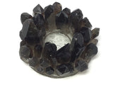 Smoky Quartz Crystal Points Candle Holder
