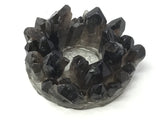 Smoky Quartz Crystal Points Candle Holder