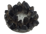 Smoky Quartz Crystal Points Candle Holder