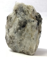 Rainbow Moonstone Specimen - One Side Polish - Medium