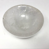 Medium Clear Quartz Bowl - Round