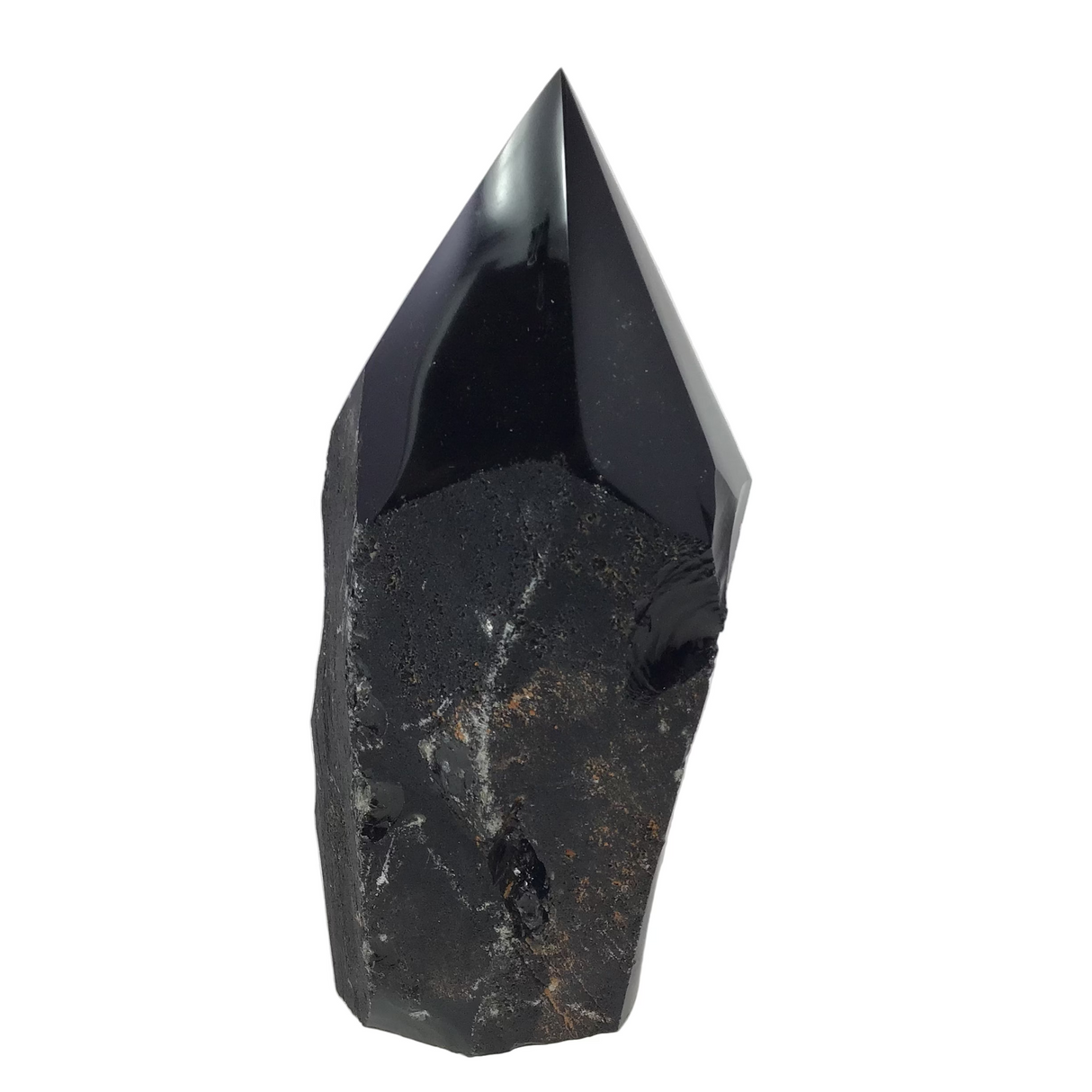 Black Obsidian Point - Cut & Polished