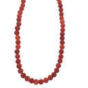 18" Matte 6mm Rounds Beaded Necklace