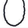 18" Matte 6mm Rounds Beaded Necklace