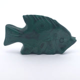 Malachite Animal Carving - Fish