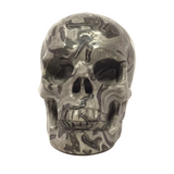 Picasso Jasper Skull Carving - 4.5"