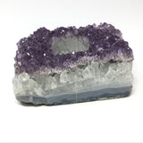 Amethyst Druze Tealight Candle Holder