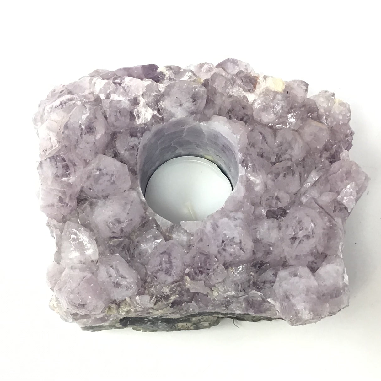 Rose De France Amethyst Tealight Candle Holder - Large