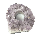 Rose De France Amethyst Tealight Candle Holder - Large