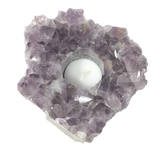 Rose De France Amethyst Tealight Candle Holder - Large