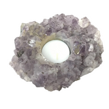 Rose De France Amethyst Tealight Candle Holder - Small