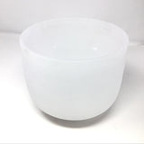 Frosted Bowl 432Hz 8" Note D with Accompanying Striker