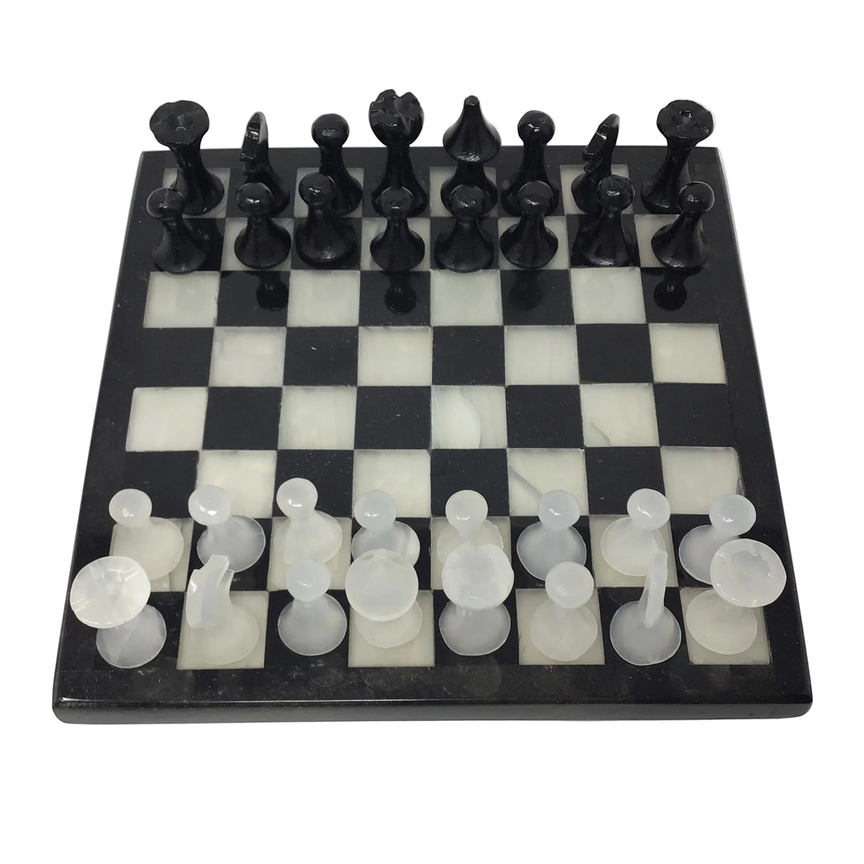Small Onyx Chess Set with Italian Pieces