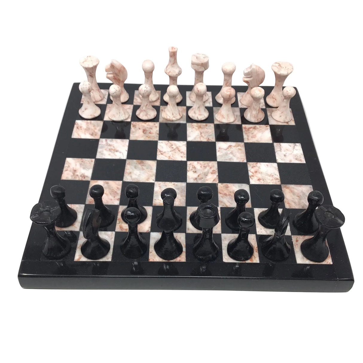 Small Onyx Chess Set with Italian Pieces
