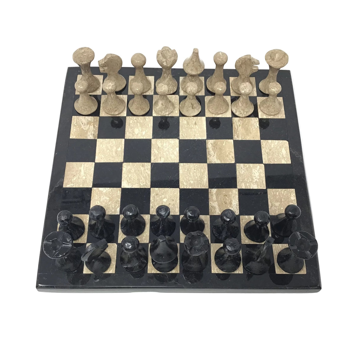 Small Onyx Chess Set with Italian Pieces