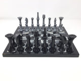 Hand Carved Mexican Onyx Stone Chess Set - Medium 10.5"
