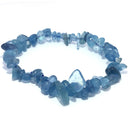 Aquamarine Chip Beaded Bracelet