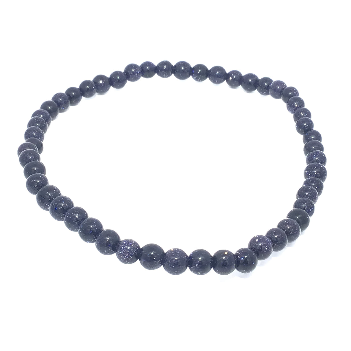 Goldstone Beaded Bracelet - 4mm Rounds