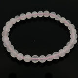 Pink Calcite Beaded Bracelet - 6mm Round