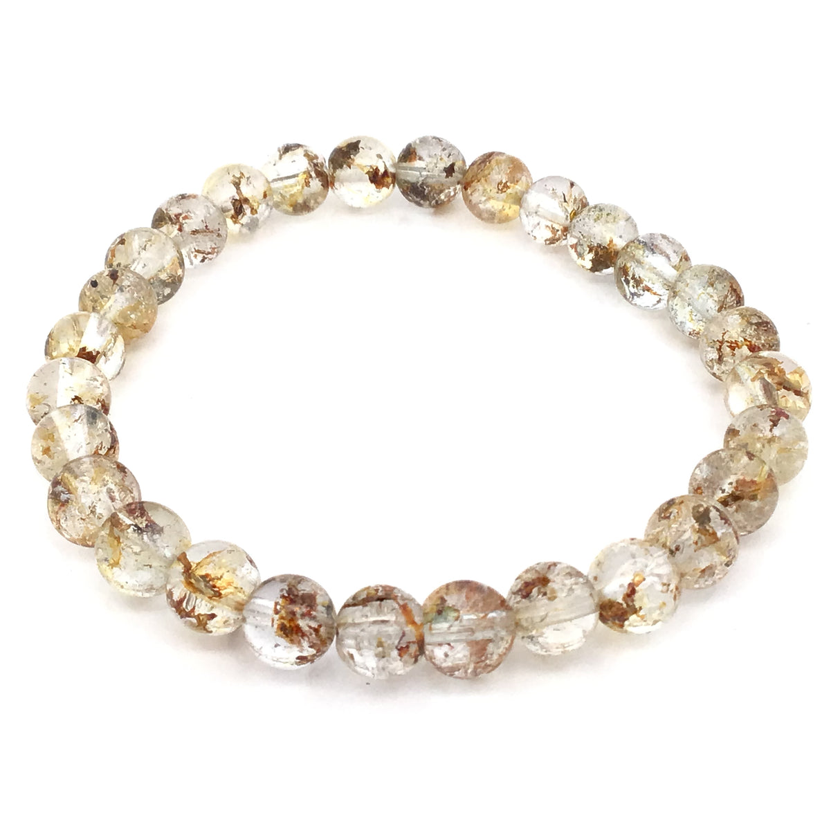 Imperial Topaz Beaded Bracelet - Great Clarity Rounds