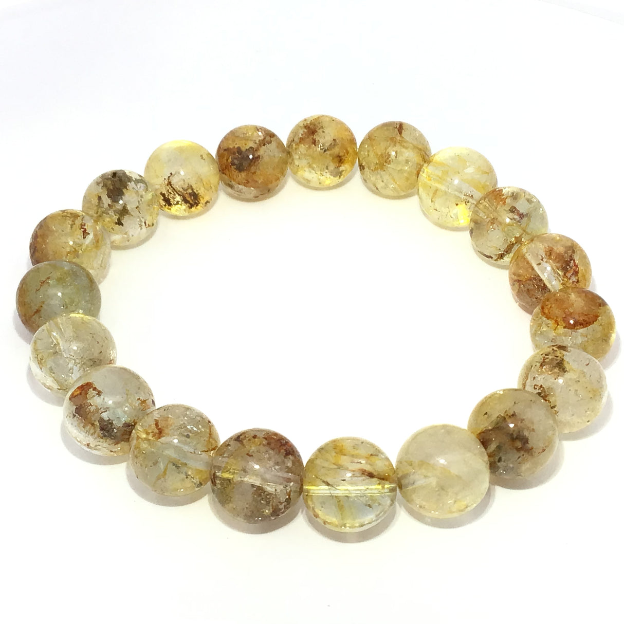 Imperial Topaz Beaded Bracelet - Great Clarity Rounds