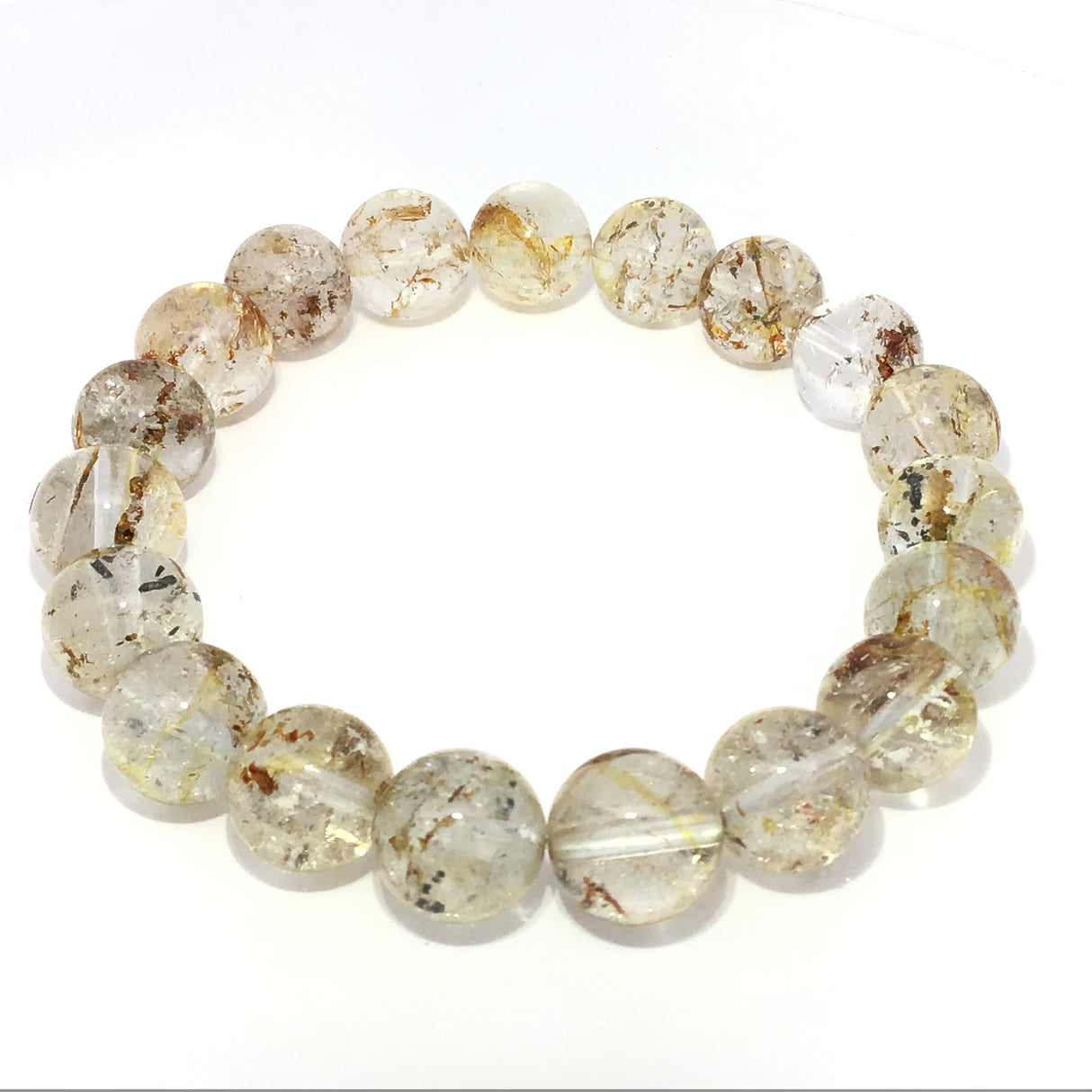 Imperial Topaz Beaded Bracelet - Great Clarity Rounds