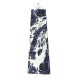 Sodalite Obelisk with White Bands