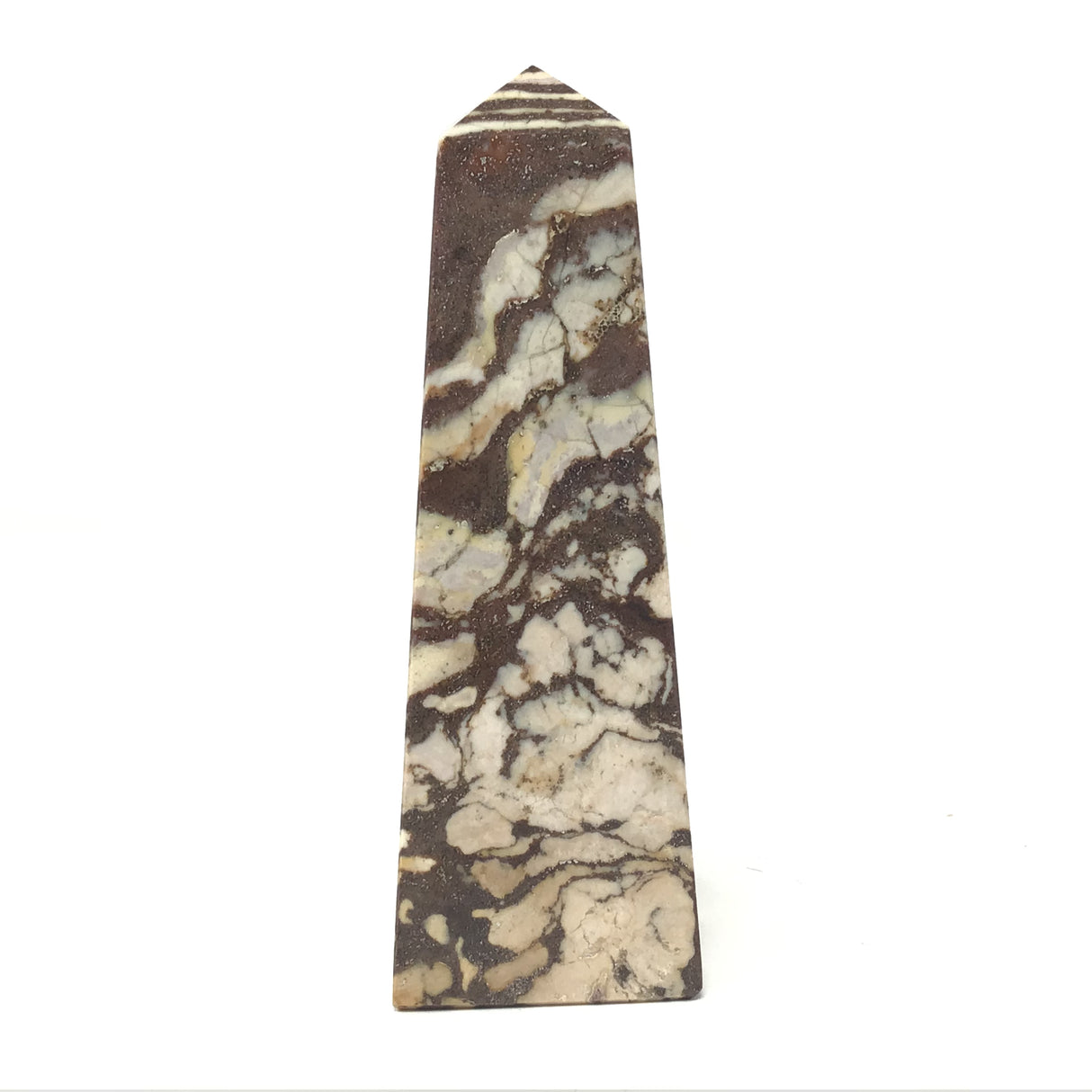 Chocolate Banded Jasper Obelisk